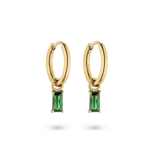 s.Oliver Ohrring - Elegante goldene Creolen aus poliertem Edelstahl - Hochwertige s.Oliver Creolen aus poliertem Edelstahl in gold, Größe: 21,5 mm. Zeitloses Design und perfekte Geschenkidee, geliefert in einem wiederverwendbaren Baumwoll-Säckchen.