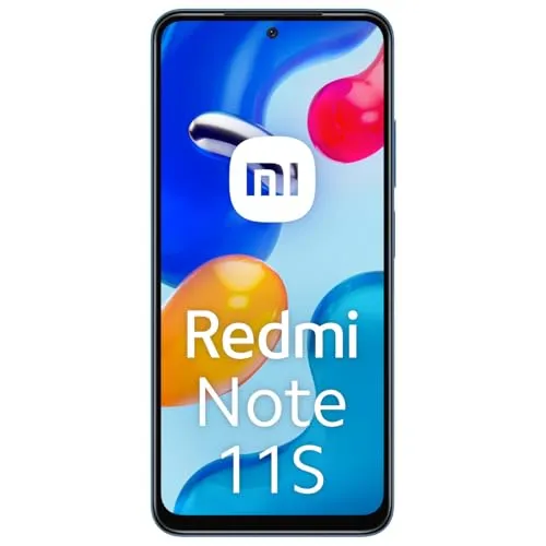Redmi Note 11S 4G - Twilight Blue - Handy ohne Vertrag mit 128 GB Speicher und 6 GB RAM, beeindruckendem 108 MP Quad-Kamera-System und flüssigem 90 Hz OLED-Display für eindrucksvolle Bilder und Videos.
