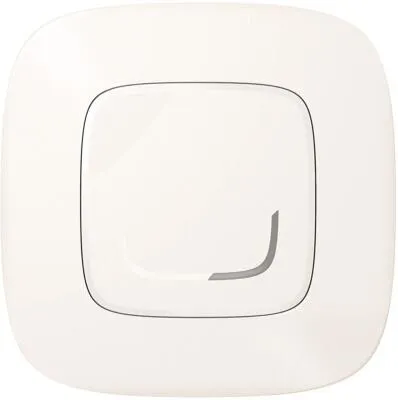 Legrand 752985 Valena Allure Wandsender 1-fach mit Netatmo - Funk-Wandsender Licht 1-fach aus der Valena Allure Serie - ideal zur Steuerung von Funk-Steckdosen und Lichtschaltern, mit praktischer LED-Anzeige für den Batteriestatus.