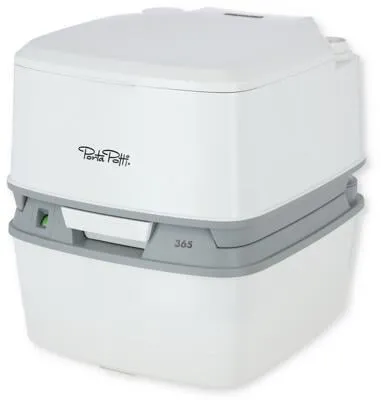 Thetford Porta Potti 365 Qube - Weiße Campingtoilette - Camping-Hygiene Zubehör, leicht und tragbar mit nur 4,0 kg, ideal für komfortables Camping und Reisen.