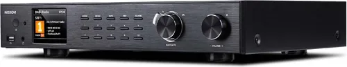 Noxon A 571 schwarz - Internetradio mit DAB+, UKW Tuner, Bluetooth und Spotify, vielseitiges Musikerlebnis mit TFT-Farbdisplay und umfangreicher Konnektivität