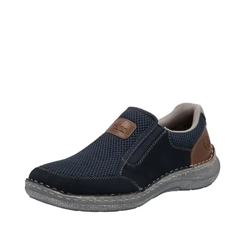 Rieker Herren Halbschuhe 03053 - Herrenschuhe mit extraweicher Decksohle für höchsten Tragekomfort den ganzen Tag über.