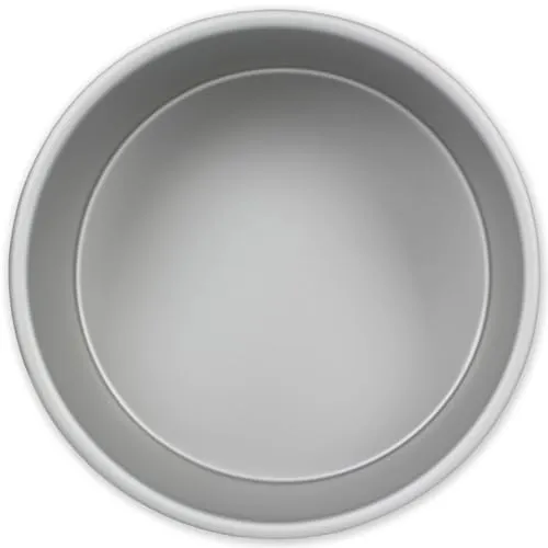 PME RND082 Runde Backform aus eloxiertem Aluminium, 203 x 51 mm, 20.3 cm, Silber