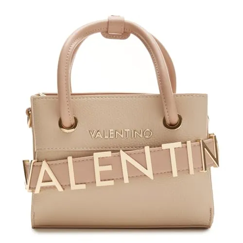 Valentino Bags Damen Handtasche Alexia ecru - Elegante Handtasche mit verstellbarem, abnehmbarem Schultergurt und zwei praktischen Tragevarianten. Perfekt für stilbewusste Frauen, die Funktionalität und Design schätzen.