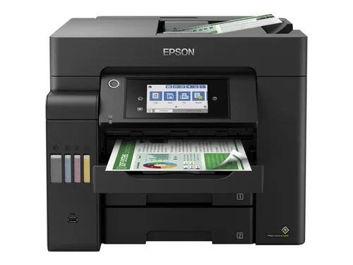 Epson EcoTank ET-5800 - Multifunktions-Tintenstrahldrucker, 550 Blätter Kapazität und extrem niedrige Druckkosten von nur 0,01 € pro Seite