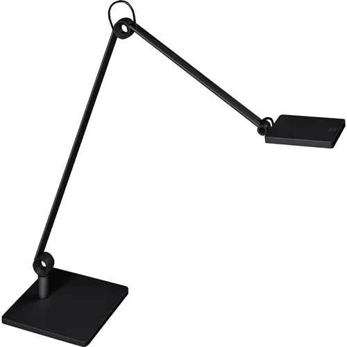 WALDMANN Tischleuchte PARA.MI - Moderne LED Tischleuchte in Schwarz, dreh- und neigbar für flexibles Licht. Ideal für Büro oder Wohnraum, mit 550 lm und dimmbarer Funktion.