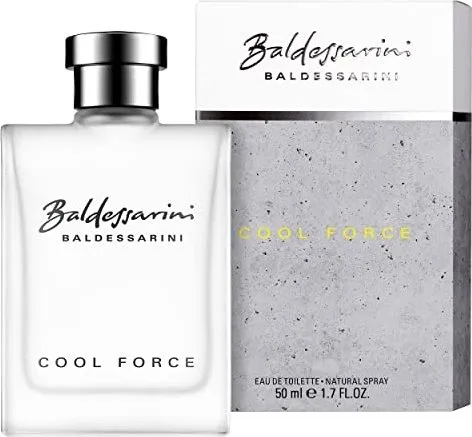 Baldessarini Cool Force Eau de Toilette Spray (50 ml) - Herren Parfum mit erfrischender Kopfnote aus Bergamotte und Kardamom, ideal für selbstbewusste Männer, die einen aquatischen Duft lieben.