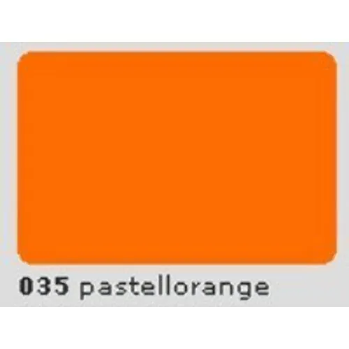Oracal 651 Plotterfolie PVC Folie 63cm x 5m pastellorange 035 Außenbereich