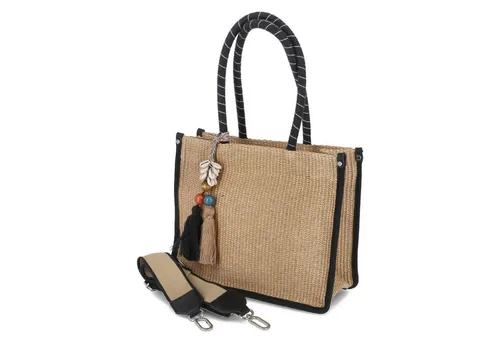 Fräulein Frida Schultertasche - Stylische Schultertasche aus hochwertigem Textil und Synthetik, ideal für den täglichen Gebrauch und perfekt für modebewusste Frauen.