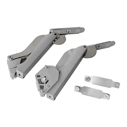SO-TECH® Möbelbeschlag Klappenbeschlag FREEspace Typ B - Hochwertiger Klappenbeschlag für Fronthöhen von 225-650 mm, werkzeuglose Montage und dezentrale Frontjustage sorgen für schnelle und einfache Installation. Hohe Stabilität durch glasfaserverstärkten Kunststoff.