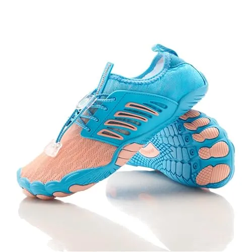 Freiluftkind Das Original – Tokai rutschfeste Barfußschuhe (Hellblau/Größe EU 45) – Tokai der perfekte Barfußschuh für Dein Abenteuer – Barfusslaufschuhe Barfuss Schuhe Barefoot Shoes