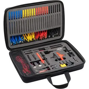 ViGOR Messkabelsatz 92-teilig V4326N - Prüfsonden & Prüfleitungen, hochwertiger 92-teiliges Set für sichere elektrische Messungen bei Kfz-Bedarf, kompakt und ideal für präzise Arbeiten.