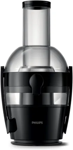PHILIPS HR1856/70 Viva Collection - 0.8L Entsafter mit 800 Watt, QuickClean und XL-Einfüllöffnung für müheloses Entsaften