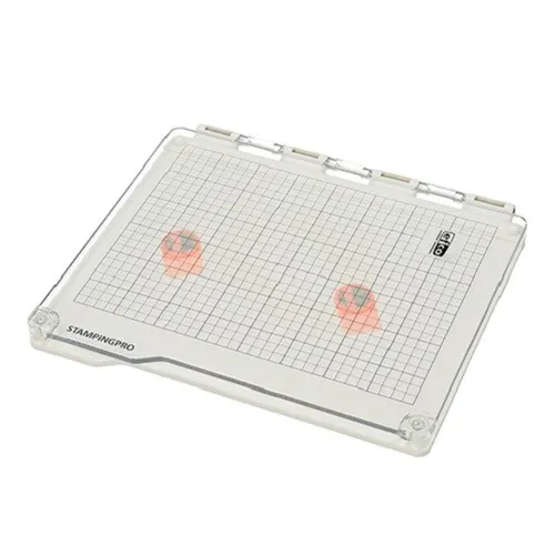 Stempelwerkzeug Stempelhilfe - Präzises Stamping Tool für kreative Projekte - Stempel Kategorie mit 1 Stempelwerkzeug und 2 Magneten für exakte Stempelplatzierung und vielseitige Gestaltungsmöglichkeiten.