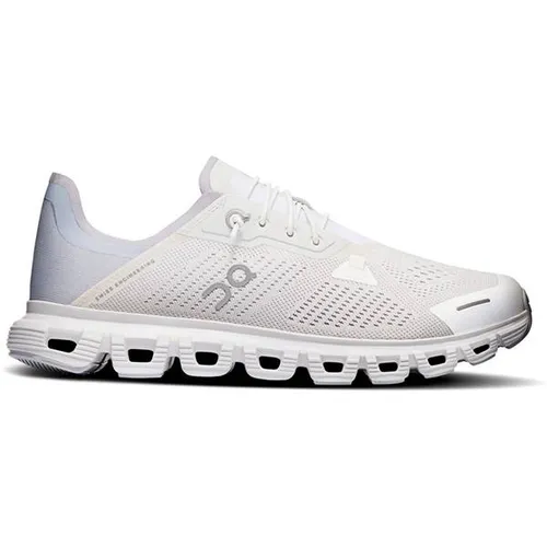 On Cloud 6 Coast Sneaker Damen - Leichte & Atmungsaktive Sneaker in White-Glacier, Größe 40 - Schuhe mit atmungsaktivem Engineered Mesh, ideal für den Sockenlosen Tragekomfort; umklappbare Fersenkappe und TPU-Zehenschutz für zusätzlichen Komfort.