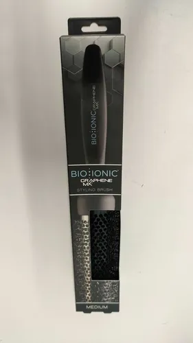 Bioionic GRAPHENE MX BOAR STYLING BÜRSTE Medium 25mm - Rundbürste für alle Haartypen, sorgt für geschmeidiges Styling und glänzende Ergebnisse.