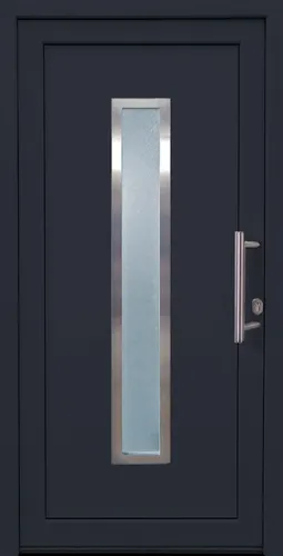 Panto Haustür Modell K016 DIN rechts weiß/anthrazit 110 x 210 cm