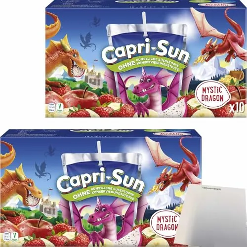 usy Bundle für Capri Sun Mystic Dragon 2er Pack (20x200ml Packung) + usy Block