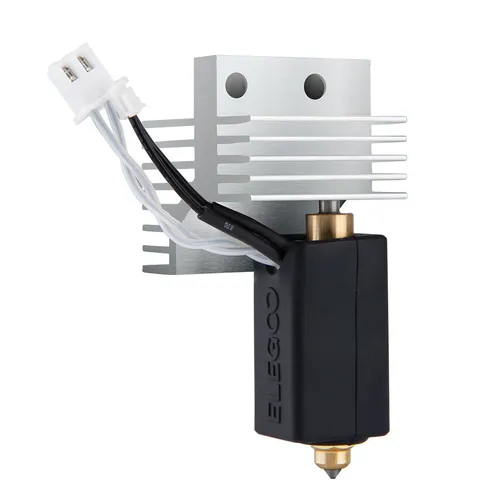 Elegoo Centauri Carbon Hotend Kit mit gehärteter Messingdüse - Vormontiertes Hotend für Centauri 3D-Drucker, inklusive gehärteter Düse. Schneller Austausch und einfache Installation für gleichbleibende Druckqualität bei verschiedenen Materialien.