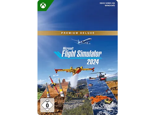 Flight Simulator 2024 - Premium Deluxe Edition, digitaler Code für Win10 PC und Xbox Series X S, beeindruckende Grafik und realistische Flugerlebnisse