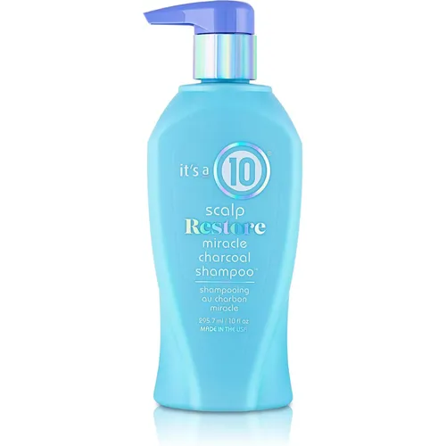 Milk_Shake Scalp Restore Miracle Charcoal Shampoo 10 Oz - Reinigendes Shampoo mit Aktivkohle, ideal zur Entfernung von Rückständen und für ein gesundes Kopfhautgefühl. Perfekt für alle Haartypen.