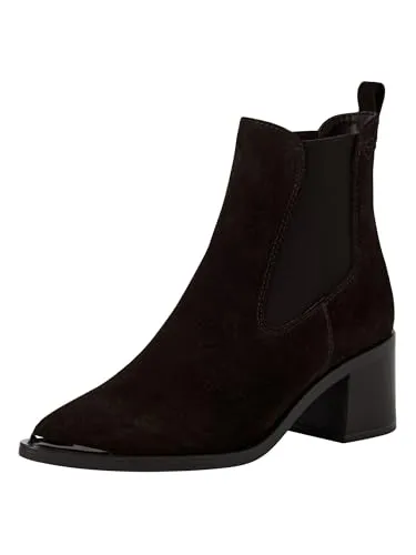 Tamaris Damen Stiefel braun 37 - Wanderschuhe mit modernem Chic und 60 mm Blockabsatz. Die Touchit-Funktion sorgt für höchsten Komfort und optimale Passform durch elastische Einsätze – ideal für Herbstspaziergänge und Festlichkeiten.