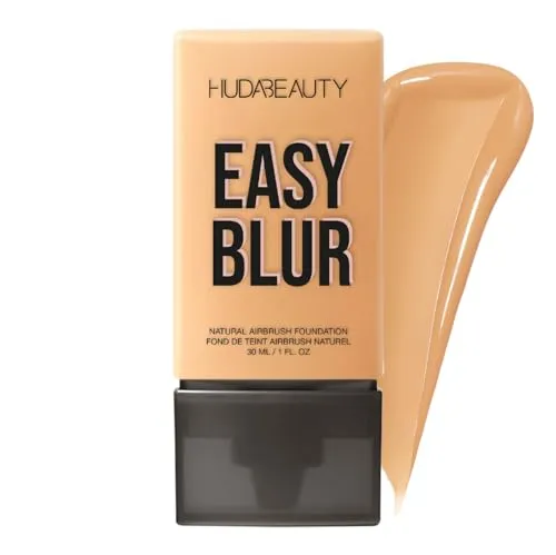 Huda Beauty Easy Blur Foundation – Amaretti 310G – 30ml - Make-up mit mittlerer Abdeckung, bietet einen perfekten Blur-Effekt für ein makelloses Hautbild.