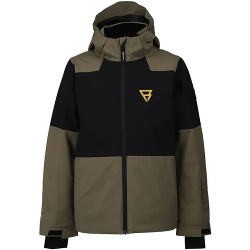 Brunotti Funktionsjacke Strokersy für Jungen - Dusky Green 152 (11) - Funktionsjacke aus 100% recyceltem Polyester, ideal für Sport und Freizeit, schützt vor Wind und Wetter.