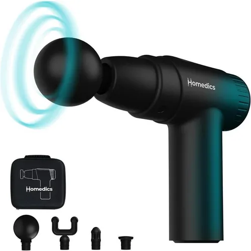 Homedics PGM-45BK NOVO Mini Massage Gun – 6 Stufen für individuelle Entspannung - Erleben Sie gezielte Muskelentspannung mit der Homedics PGM-45BK NOVO Mini Massage Gun. Mit 6 einstellbaren Stufen und bis zu 60 Minuten Akkulaufzeit ideal für den professionellen Einsatz.