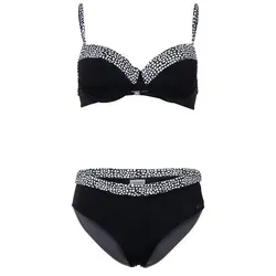 Fashy Bügel-Bikini Damen Bikini schwarz 38B - Bademode in elegantem Schwarz, mit leicht formenden Bügeln für optimalen Halt und perfekten Sitz.