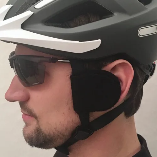 earSHIELD - Windschutz für den Fahrradhelm, weniger Windgeräusche an Ohren💨 🚴‍