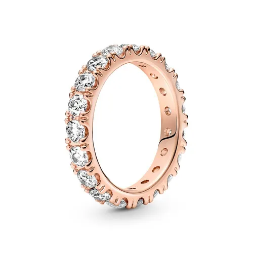 Pandora Ring 180050C01 Weite 56 Funkelnde Reihe Ewigkeits-Ring Rosé Vergoldet