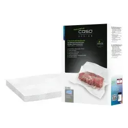 CASO 6 Sterne Profi-Folienbeutel 30 x 40 cm - 50 wiederverwendbare Beutel, extrem reißfest und BPA-frei für alle Vakuumierer, ideal für Sous Vide und lange Frische