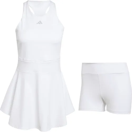 ADIDAS Damen Kleid TENNIS CLIMACOOL Y - Stylisches Tennis Kleid von ADIDAS mit innovativer Climacool Technologie für optimalen Feuchtigkeitstransport. Schmale Armausschnitte und herausnehmbare Polster bieten Bewegungsfreiheit und Komfort. Perfekt für dein nächstes Match!