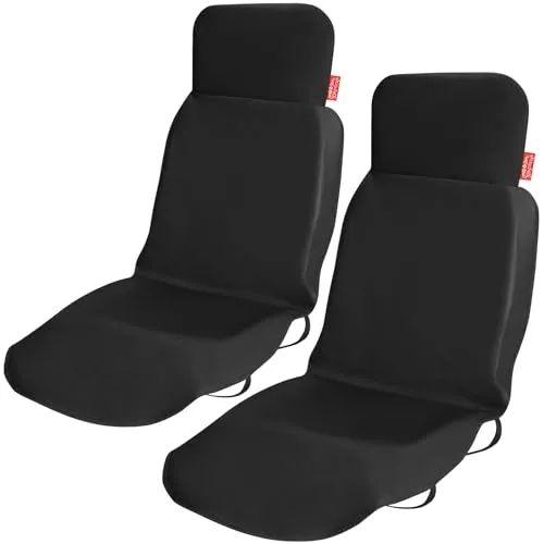 KINGSLEEVE® 2X Universal Sitzschoner Autositze Wasserabweisend 600D Oxford Autositzschoner Autositzbezug Schonbezug Auto Vordersitzschutz Werkstatt
