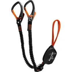 BLACK DIAMOND Easy Rider Via Ferrata Set - Schlosserei: Innovatives Klettersteig-Set mit einfach zu bedienenden Karabinern, ideal für sichere Abenteuer zwischen 40 und 120 kg.
