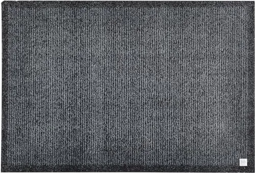 Barbara Becker Fußmatte Gentle - Waschbare Schmutzfangmatte für Eingangsbereich - Hochwertige Fußmatte in Anthrazit (50 x 70 cm), rutschfest und pflegeleicht, ideal für Flur und Küche. Schützt Böden vor Schmutz und bleibt auch bei intensiver Nutzung formstabil.