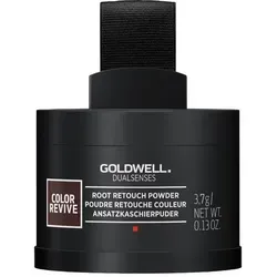 Goldwell Dual Senses Color Revive Ansatzpuder Dunkelbraun bis Schwarz (3,7g) - Styling Spray für das Kaschieren und Auffrischen von Haaransätzen - sanftes Puder, das Öl und Sebum absorbiert und für ein frisches Haargefühl sorgt.