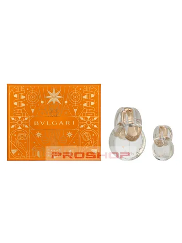 Bvlgari Omnia Crystalline Geschenkset - Geschenkbox mit 100 ml Eau de Toilette und 15 ml Reisegröße, inspiriert von der Klarheit eines Kristalls - für einen eleganten und femininen Duft.