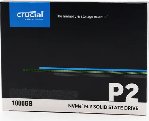 Crucial P2 1TB SSD - Hochgeschwindigkeits M.2 NVMe - Solid State Drive mit 2400 MB/s Lesegeschwindigkeit, ideal für schnelle Boot- und Ladezeiten in Laptops und PCs. Genießen Sie eine verbesserte Leistung und Zuverlässigkeit.