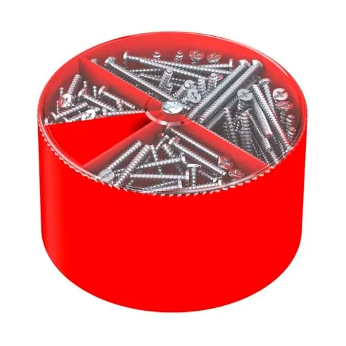 Geräteschraube Sortimentsbox für Schalterdose - 300 Stück - Steckdosen- & Schalterteile: Praktische Box mit 300 robusten Geräteschrauben aus Stahl, ideal für schnelle Reparaturen und Installationen.