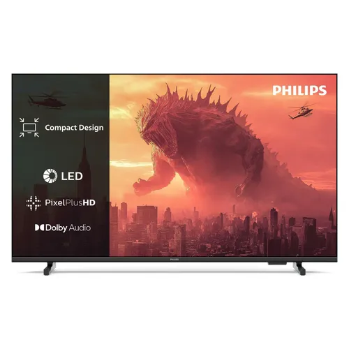 Philips 32PHS5500 FHD LED TV - 32 Zoll mit Dolby Audio und Pixel Plus - Fernseher mit kompaktem Design für kleine Räume. Erleben Sie gestochen scharfe Bilder und verbesserten Dialog durch Dolby Audio mit Vocal Boost.