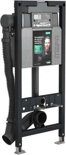Mepa nextVIT Air-WC-Element 514820 - Sanitärinstallation mit integriertem Radiallüfter für effektive Geruchsabsaugung, ideal für wandhängende WCs und Trockenbaumontage.