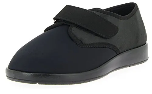 VAROMED Tromsö Orthopädische Schuhe Dame bei Hallux, Rheuma oder Arthrose I Schwarz I Gr. 50 I Gesundheitsschuhe für sehr empfindliche Füße I Made in Germany