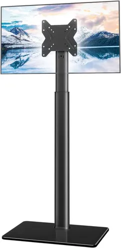 TV Ständer Halterung 100 Grad schwenkbar, höhenverstellbar für 19-43 Zoll LED - Monitor-Halterungen & -Ständer, 100 Grad schwenkbar und höhenverstellbar für flexibles Seherlebnis.