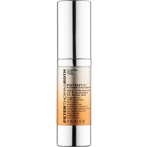 P.T. Roth Potent-C Power Eye Cream 15 ml - Augenpflege mit hochwirksamem Vitamin C, reduziert dunkle Augenringe und sorgt für strahlende Augen.