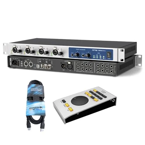 RME Fireface 802 FS Audio Interface mit ARC-USB Fernbedienung und keepdrum Verlängerungskabel
