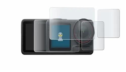 BROTECT Full-Cover Schutzfolie Matt für DJI Osmo Action 5 Pro (2 Stück) - Full-Screen Displayschutz-Folie, 3D Curved, Anti-Reflexion