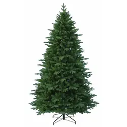 RS Trade 23005 Spessarttanne PE/PVC 180 cm Weihnachtsbaum - Künstlicher Weihnachtsbaum mit 1422 Spitzen, schnell aufzubauen dank Klappsystem und allergikerfreundlichem Material. Ideal für eine festliche und naturgetreue Dekoration.