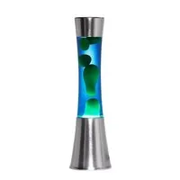 Licht-Erlebnisse Lavalampe SANDRO, Retro Stimmungslicht - Lavalampe in Blau und Grün, 39 cm hoch, sorgt für entspannende Atmosphäre und ist ein Blickfang in jedem Raum.